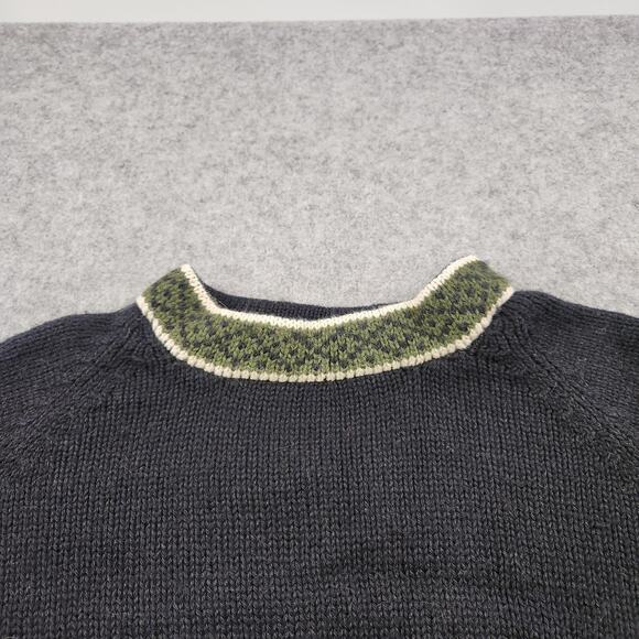 Rey Wear Sweater Mens XL 100% Merino Wool Knit Crewneck Pullover Peru Made - Picture 5 of 11